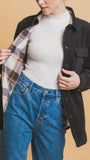 Corduroy Reversible Button Down Jacket