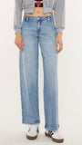 Kancan Mid Rise Wide Leg Trouser