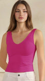 Short Version Reversible Seamless Tank