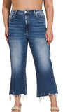 Mid Rise Straight Leg Denim
