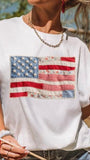 Flag Patchwork Graphic T