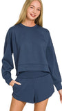 Scuba Long Sleeve Sweatshirts & Shorts Set