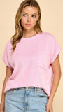 Ribbed Top With Pockets