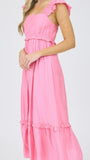 Ruffle Sleeveless Dress