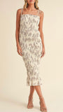 Ruched Floral Maxi Dress