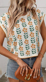 Floral Knit Top