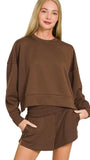 Scuba Long Sleeve Sweatshirts & Shorts Set