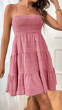 Smocked Resort Flowy Mini Dress