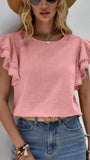 Ruffle Trim Top