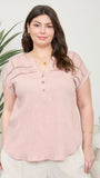 Crochet Button Top