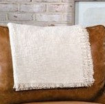50 X 60 Natural Boucle Throw