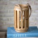 11.5 Carved Wood Lantern