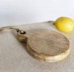 Round Small Wood Board