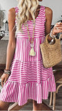 Sleeveless Loose Fit Mini Dress
