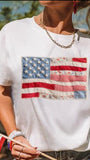 Flag Patchwork Graphic T