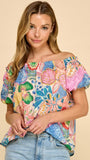 Floral Off The Shoulder Top