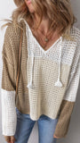 Colorblock Crochet Top