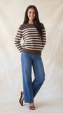 Long Sleeve Stripe Sweater Top