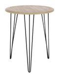 MTL WD ACCENT TABLE 18"W, 22"H