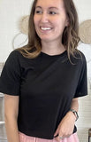 Basically Black Tee